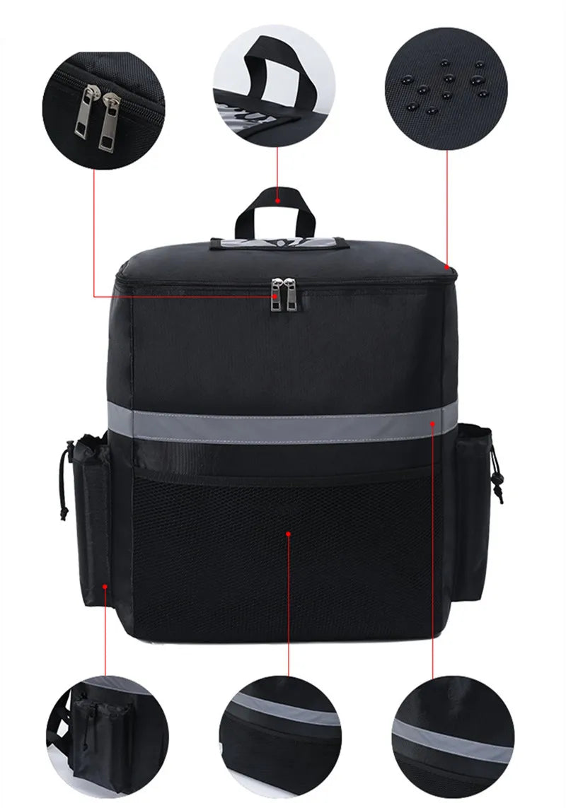 Sac Isotherme 35L Étanche et Pliable – Livraison, Repas, Pique-Nique ou plage