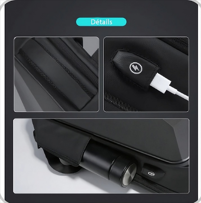 Sac à Dos Antivol TSA – Étanche, USB, Grande Capacité – Sac Business & Voyage